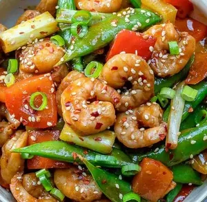 Wok Fried Szechuan Prawn