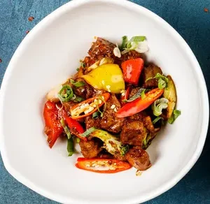 Stir Fried Beef With Ginger