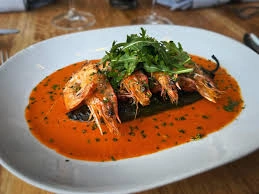 Stuffed Prawns With Herbed Cheese