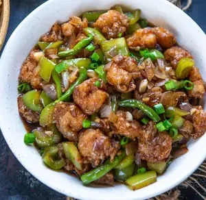 Stir Fried Prawn Chilli Dry